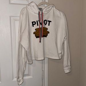 FRIENDS themed cropped sweater